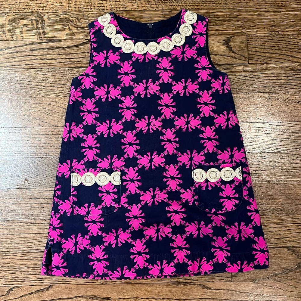 Lilly Pulitzer frog dress 3T